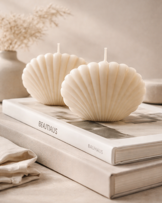 Vela Decorativa - Concha Abanico